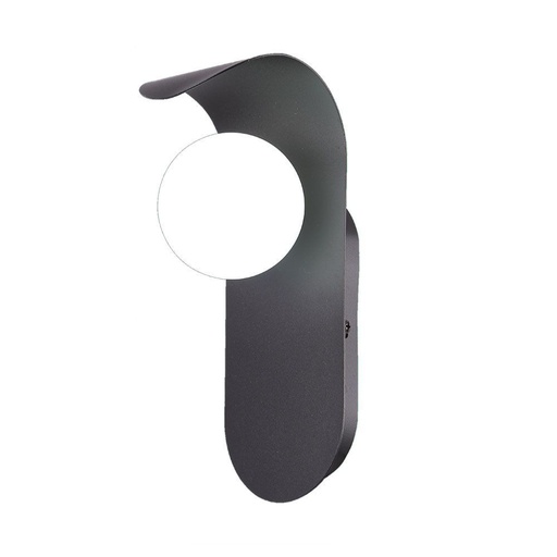 [23407] [VQ226234071] Aplique de pared para bombilla G9 color negro IP20