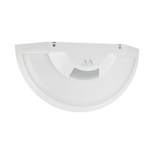 [23421] [VQ226234211] APLIQUE LED 10W CON SENSOR PIR CHIP SAMSUNG 4000K CUERPO BLANCO