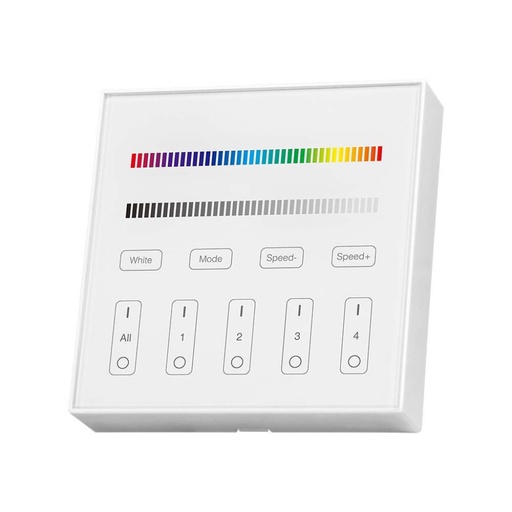 [2917] [VQ22629171] CONTROLADOR WIFI DE PARED RGB+BLANCO 4 ZONAS