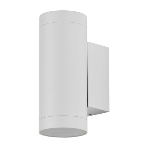 [2970] [VQ22629701] APLIQUE DE PARED GU10 CUERPO BLANCO CILINDRICO