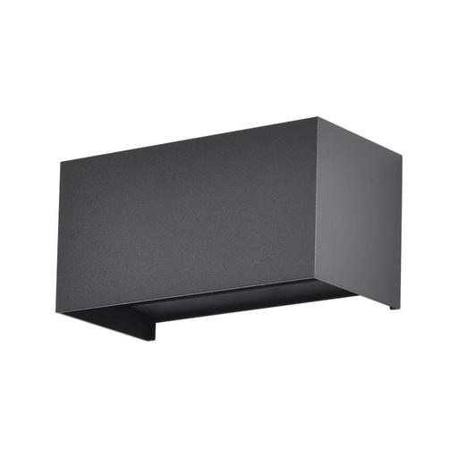 [2977] [VQ22629771] APLIQUE DE PARED LED 24W CUERPO NEGRO IP65 3000K