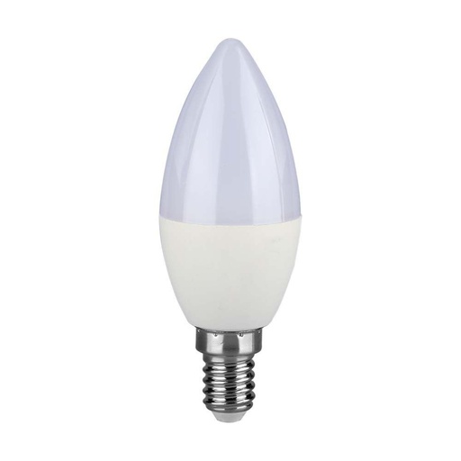 [2984] [VQ22629841] BOMBILLA LED V-TAC E27 TIPO VELA 2.9W SMD 250LM 180° 36.5X100MM 4000K