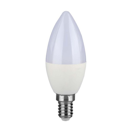 [2985] [VQ22629851] BOMBILLA LED V-TAC E14 TIPO VELA 2.9W SMD 250LM 180° 36.5X100MM 4000K