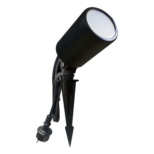 [3014] [VQ22630141] PIQUETA DE JARDÍN LED 5.2W RGB CUERPO NEGRO IP65