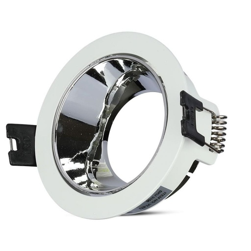 [3156] [VQ22631561] ARO GU10 BLANCO+CROMO REDONDO