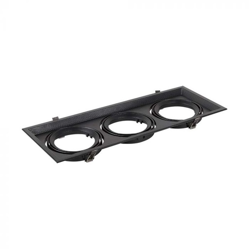 [35831] [VQ226358311] ARO TRIPLE PARA AR111 NEGRO