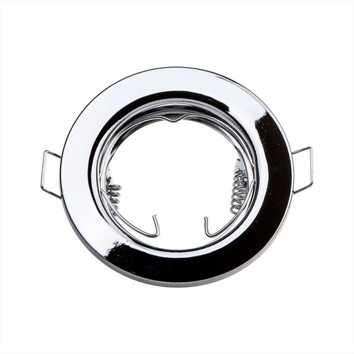 [3586] [VQ22635861] ARO PARA GU10 SOPORTE REDONDO CHROME (2 UDS)