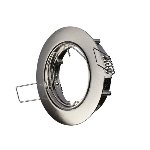 [3588] [VQ22635881] ARO PARA GU10 REDONDO NÍQUEL SATINADO
