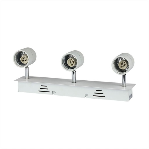 [3619] [VQ22636191] APLIQUE DE TECHO PARA GU10 TRACK REGLETA BLANCO