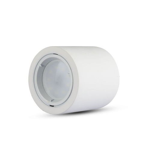 [3667] @[VQ22636671] APLIQUE DE TECHO PARA GU10 REDONDO YESO CON ANILLO DE ALUMINIO CUERPO BLANCO