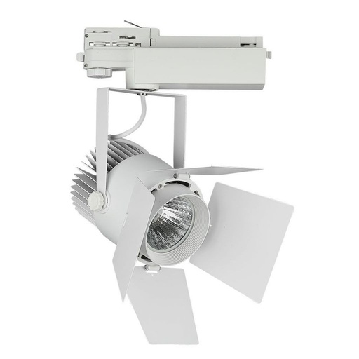 [370] [VQ2263701] FOCO DE CARRIL LED 33W CHIP SAMSUNG CUERPO BLANCO 5000K