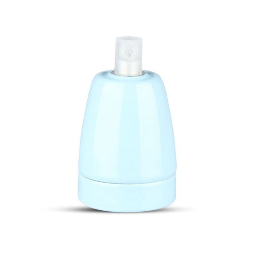 [3798] [VQ22637981] SOPORTE DE PORCELANA E27 AZUL