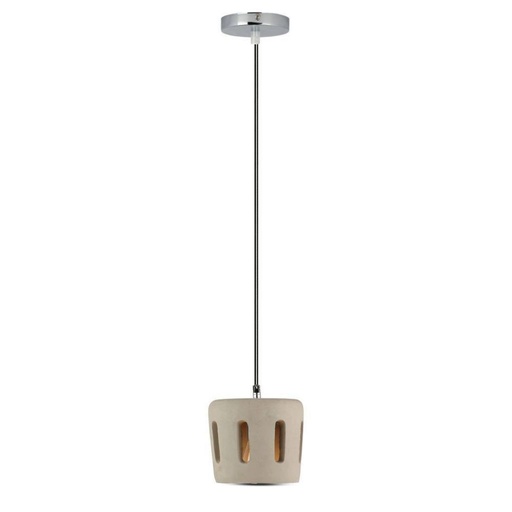 [3853] [VQ22638531] LÁMPARA DE TECHO COLGANTE DE HORMIGÓN 200/200MM (BOMBILLA NO INCLUIDA)