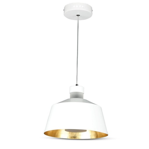 [3937] [VQ22639371] LÁMPARA DE TECHO COLGANTE LED 7W (ACRÍLICO) CUBIERTA BLANCA Ø250 3000K