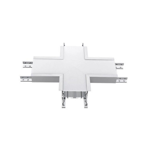 [394] [VQ2263941] CONECTOR PARA LUMINARIA LINEAL LED DE 16W EN X COLOR PLATA 4000K
