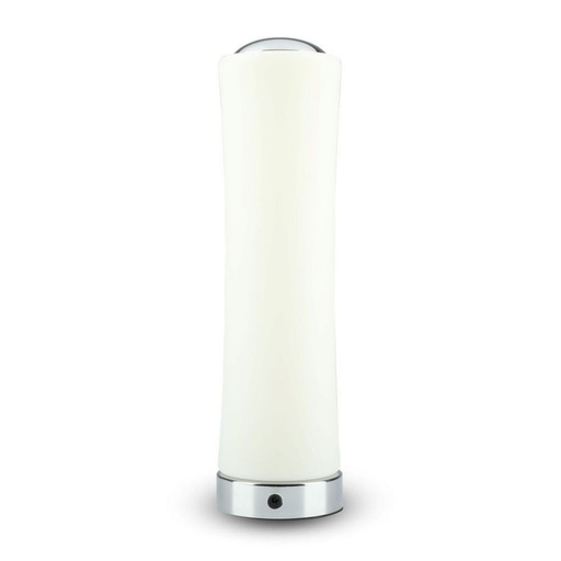 [3975] [VQ22639751] LÁMPARA DE MESA DE DISEÑO LED 18W REGULABLETÁCTIL CUERPO BLANCO 3000K