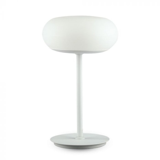 [40071] [VQ226400711] LÁMPARA DE MESA DE DISEÑO 15W LED TÁCTIL REGULABLE CUERPO BLANCO 3000K