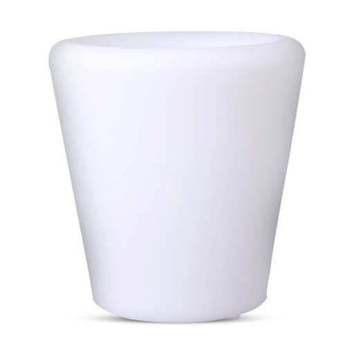 [40181] [VQ226401811] MACETA DECORATIVA CON LUZ LED RGB 28X29CM
