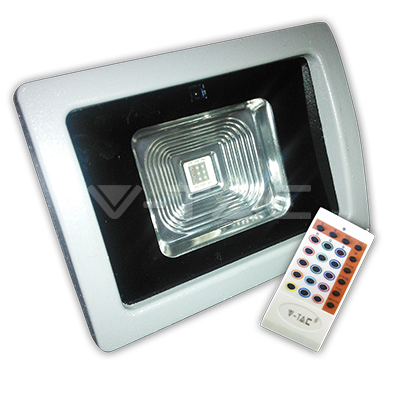 [5370] ¬[VZ10740] PROYECTOR LED 10W CLASSIC PREMIUM CON MANDO A DISTANCIA RADIO REFLECTOR RGB