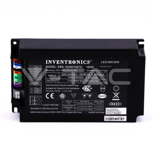 [548] ¬[VZ1096] DRIVER DALI 160W PARA FAROLA LED