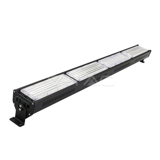 [5604] ¬[VZ11208] CAMPANA LED 200W CUERPO LINEAL NEGRO 6400K