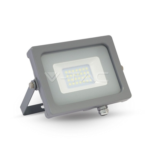 [5798] ¬[VZ11596] PROYECTOR LED V-TAC 20W SMD 1600LM COLOR GRIS IP65 3000K