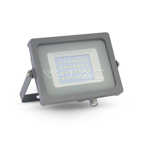 [5818] ¬[VZ11636] PROYECTOR LED V-TAC 30W SMD 2550LM COLOR GRIS IP65 6400K