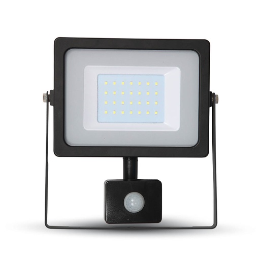 [5821] ¬[VZ11642] PROYECTOR LED V-TAC 30W SMD 2550LM COLOR NEGRO IP44 6400K