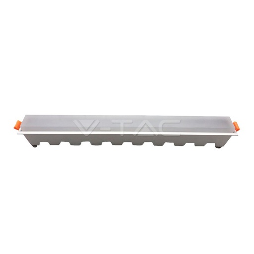 [6416] ¬[VZ12832] DOWNLIGHT LINEAL LED 30W CUERPO BLANCO 3000K