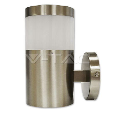 [7032] ¬[VZ14064] APLIQUE DE PARED ACERO INOX E27 230V IP44