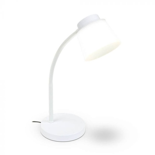 [7051] ¬[VZ14102] LÁMPARA DE ESCRITORIO LED 5W CUERPO BLANCO 4000K 
