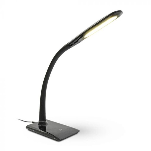 [7054] ¬[VZ14108] LÁMPARA DE ESCRITORIO LED 7W CUERPO NEGRO 4000K 