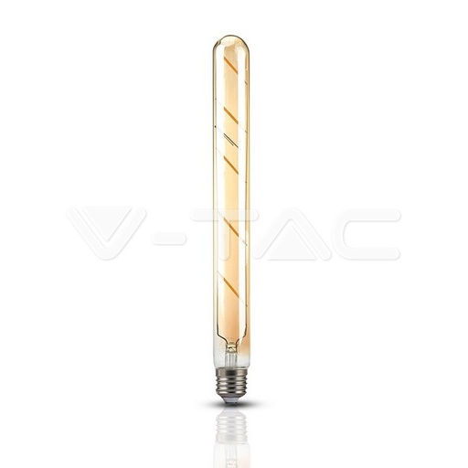 [7144] ¬[VZ14288] BOMBILLA LED 7W T30 E27 FILAMENTO ÁMBAR 2200K
