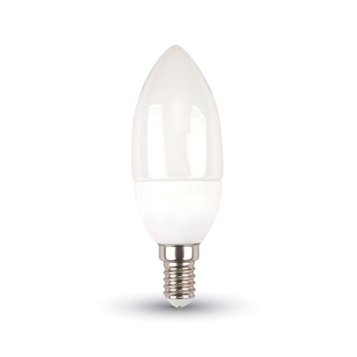 [7197] ¬[VZ14394] BOMBILLA LED V-TAC E14 TIPO VELA 3W SMD 250LM 4000K