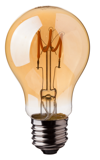 [7219] ¬[VZ14438] BOMBILLA LED V-TAC E27 A60 3W FILAMENT 150LM 2200K