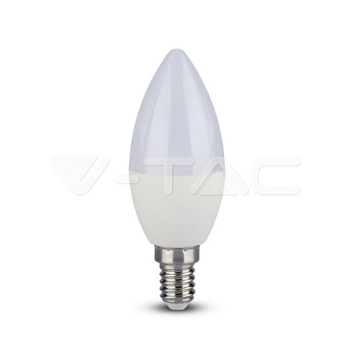 [7494] ¬[VZ14988] BOMBILLA LED V-TAC E14 C37 5.5W SMD 470LM 200° 3000K