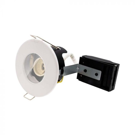 [7682] ¬[VZ15364] DOWNLIGHT PARA GU10 CON CONTRA INCENDIOS SIN CANALES IP65 BLANCO