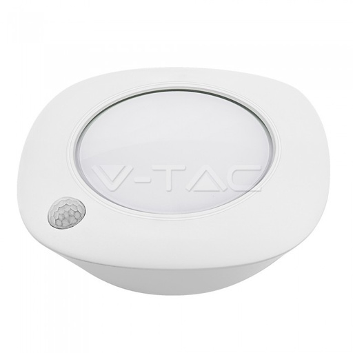 [813] ¬[VZ1626] LUZ LED PARA ARMARIO CON SENSOR PIR/CDS CHIP SAMSUNG 1.5W REDONDO 4000K