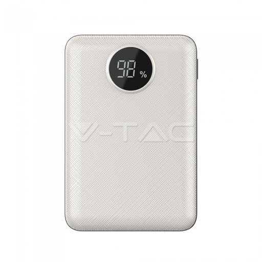 [8187] ¬[VZ16374] POWER BANK 10000MAH BATERÍA PORTABLE COLOR BLANCO