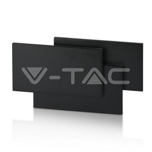 [8204] ¬[VZ16408] APLIQUE DE PARED LED 12W CUERPO NEGRO IP20 3000K