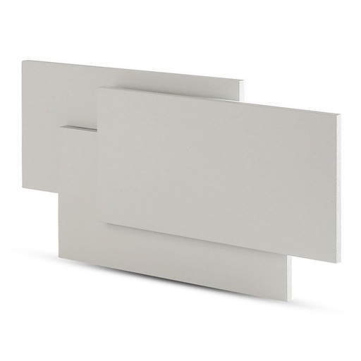 [8207] ¬[VZ16414] APLIQUE DE PARED LED 12W CUERPO GRIS IP20 4000K