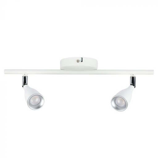 [8266] ¬[VZ16532] APLIQUE DE PARED LED 4.5W DOBLE FOCO CUERPO BLANCO 3000K