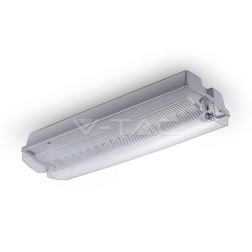 [8311] ¬[VZ16622] LUZ DE EMERGENCIA 3W CON INDICADOR DE SALIDA CARGA EN 12 HORAS 6000K