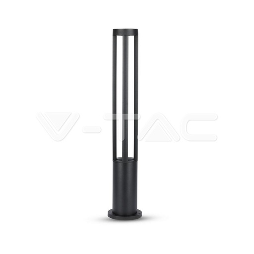 [8331] ¬[VZ16662] BALIZA DE JARDÍN LED 10W CUERPO NEGRO ALTURA 80CM 3000K