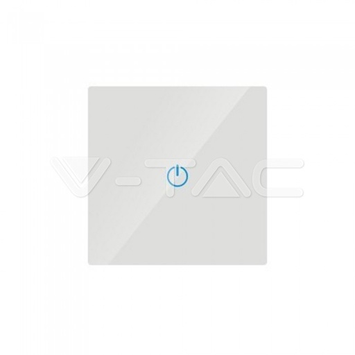 [8360] ¬[VZ16720] INTERRUPTOR TÁCTIL DEVIATOR CRISTAL BLANCO