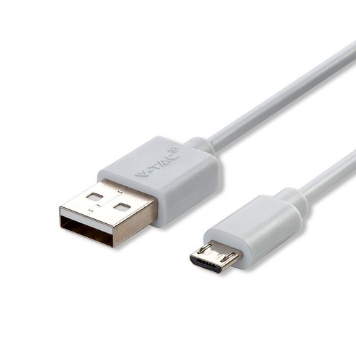[8480] ¬[VZ16960] MICRO CABLE USB 1M. BLANCO PEARL SERIES