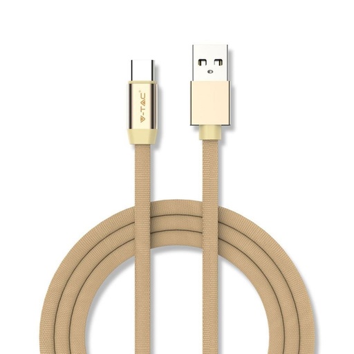[8499] ¬[VZ16998] CABLE USB 1M. TIPO C ORO RUBY SERIES