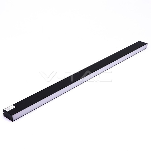 [882] ¬[VZ1764] LÁMPARA LINEAL LED 40W CHIP SAMSUNG MONTAJE DE SUSPENCIÓN CUERPO NEGRO 3000K