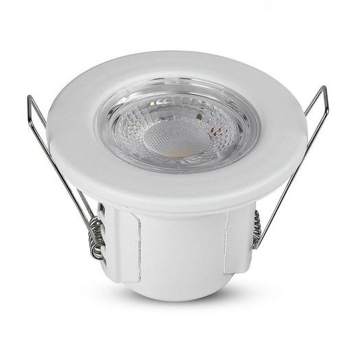 [8888] ¬[VZ17776] DOWNLIGHT LED 5W IGNÍFUGO MONTAJE SAMSUNG CHIP -BLANCO (10UNDS/PACK) REGULABLE 4000K