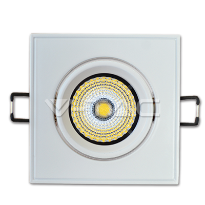 [1126] ¬[VZ2252] DOWNLIGHT LED 5W COB CUADRADO BLANCO 3000K